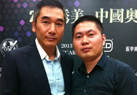 广州众腾与明星合影