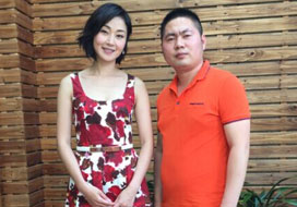 广州众腾与明星合影