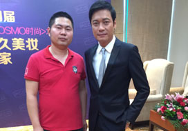 广州众腾与明星合影