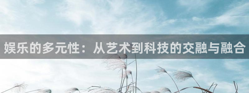 众腾娱乐：娱乐的多元性：从艺术到科技的交融与融合